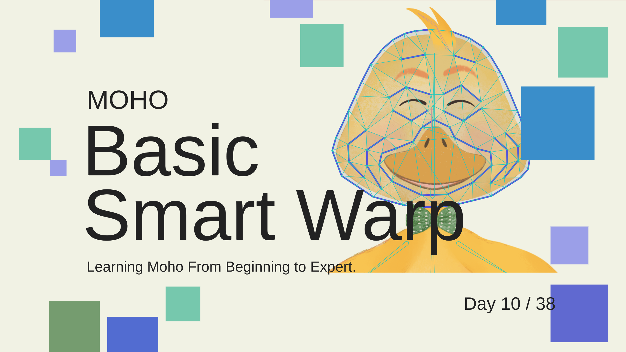 Part 10/38. “Basic” Smart Warp. Learning Moho from beginner to expert