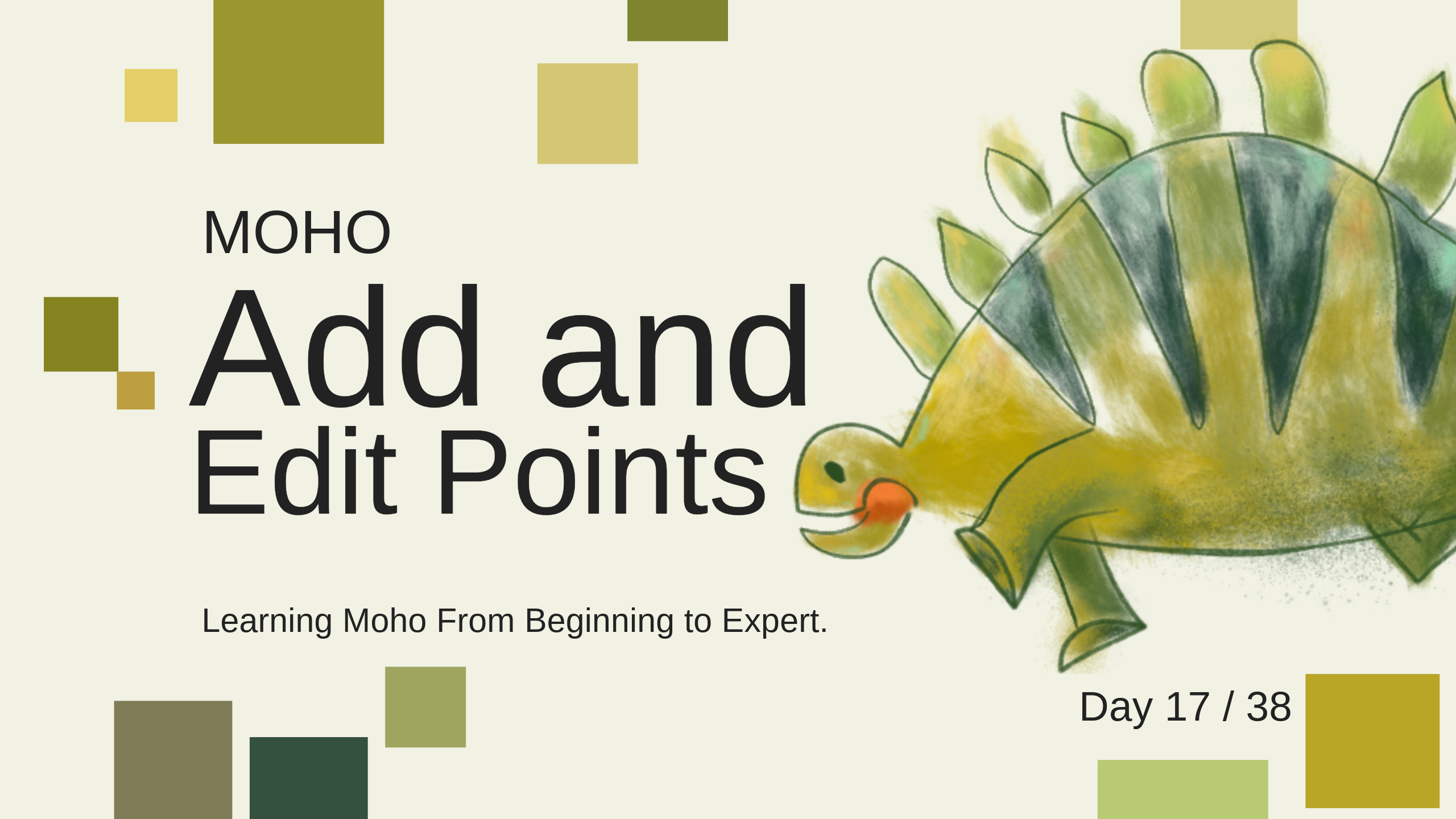 Part 17/38. Add and Edit Points . Learning Moho from beginner to expert.